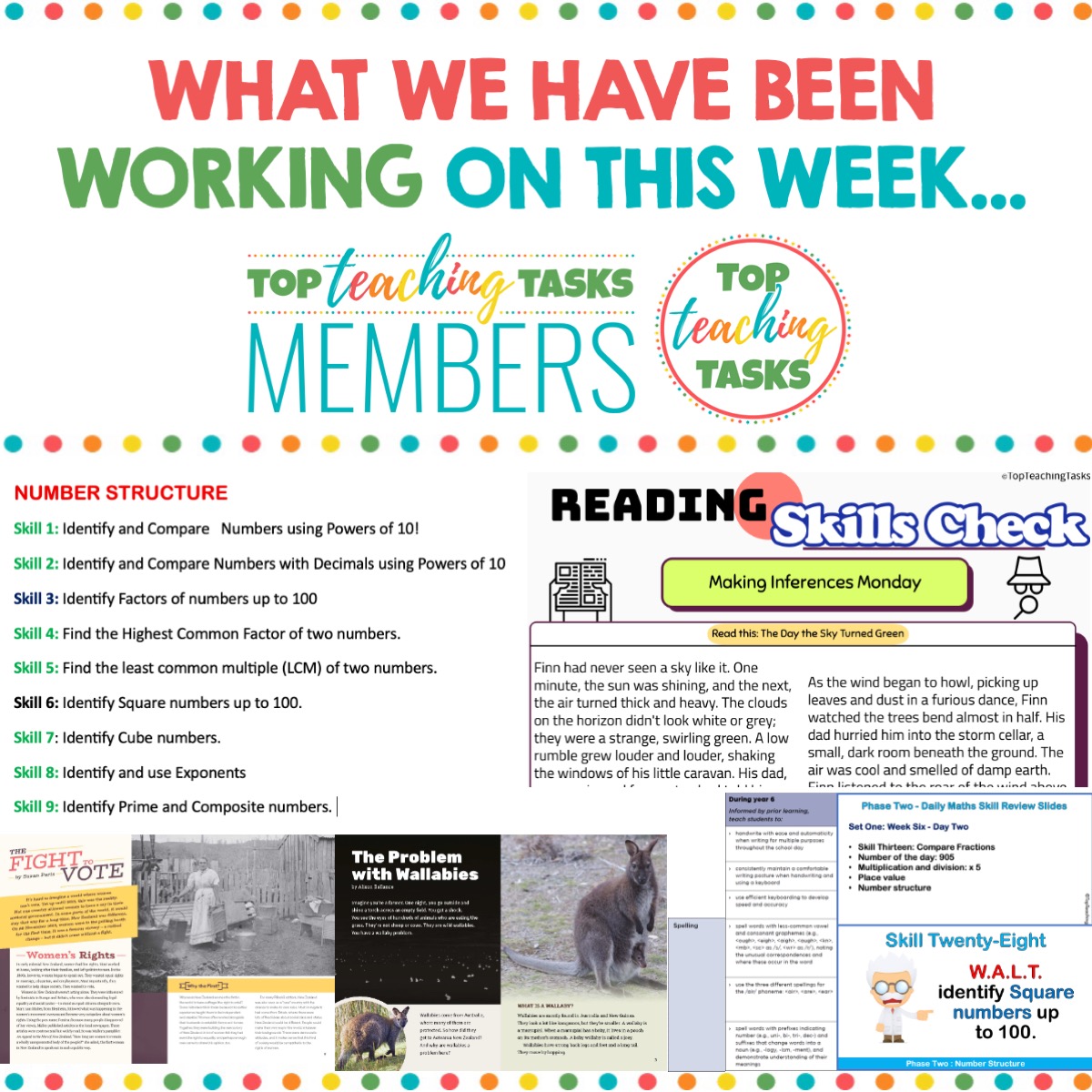 Top Teaching Tasks... - Top Teaching Tasks Teaching Resources