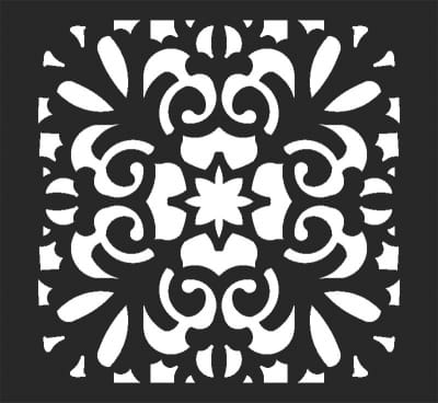 Free Dxf Vectors - Free Floral Panel DXF files ready to cut for plasma ...