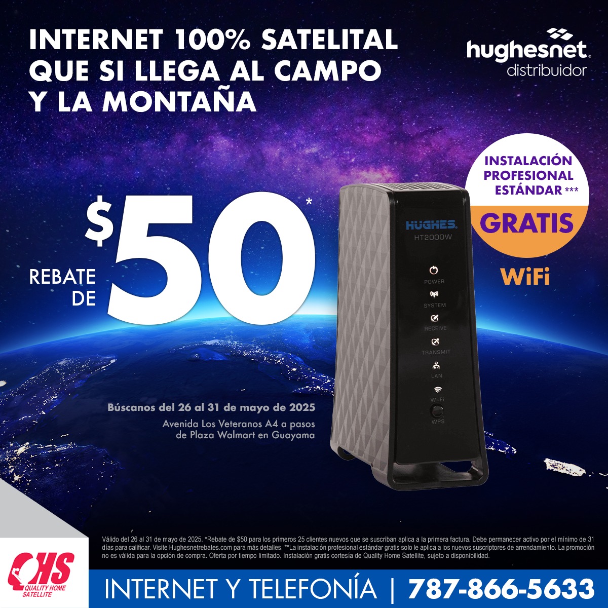 Quality - #Oferta #Internet Internet 100% satelital que si llega al ...
