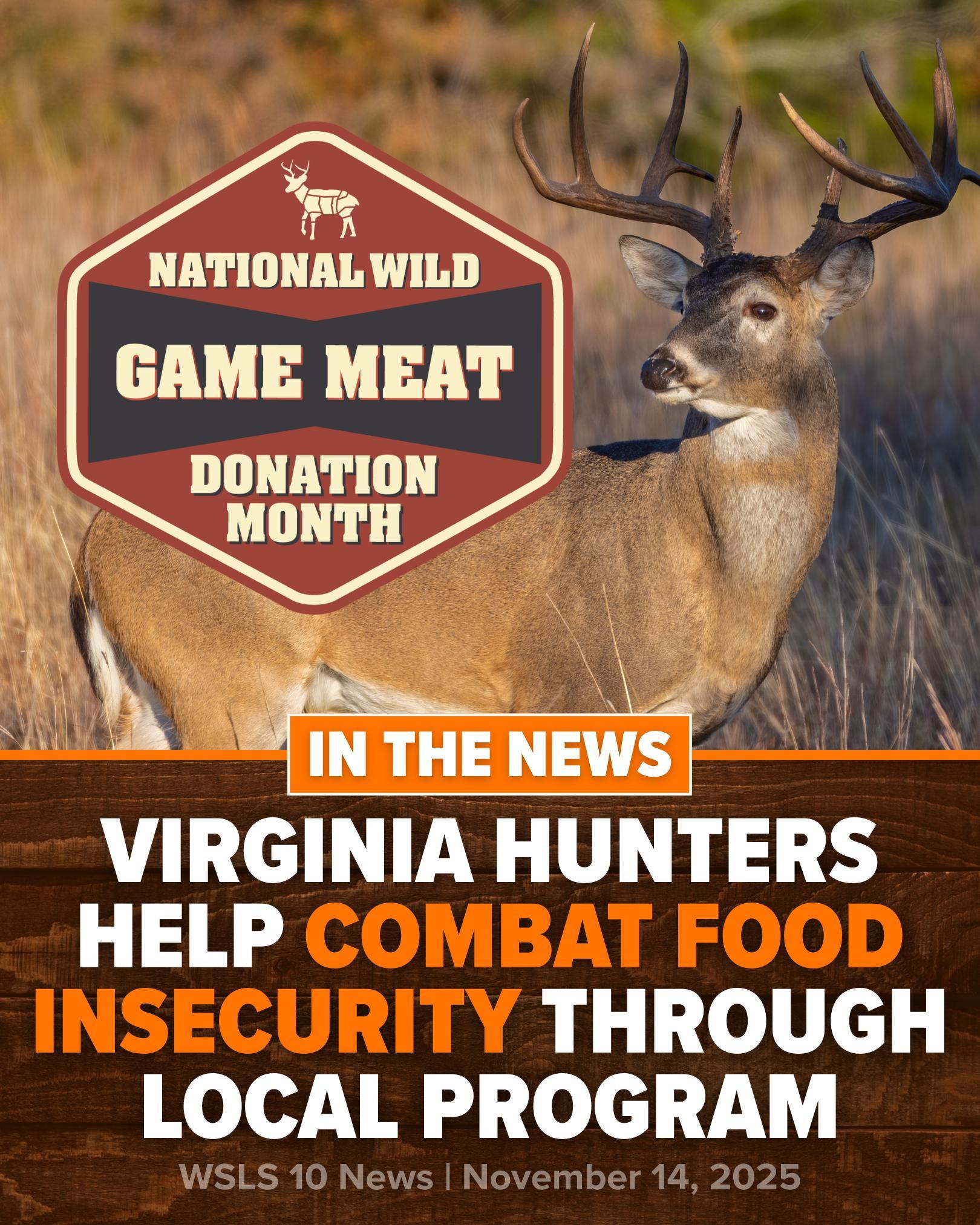 NRA - Virginia hunters are making a real impact. Through Hunters for ...