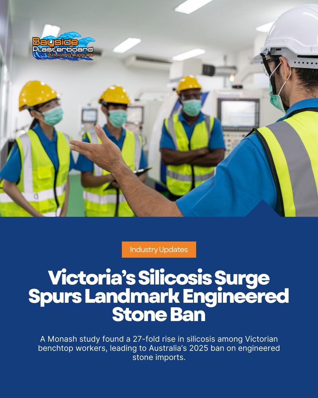 Bayside Plasterboard - VICTORIA’S SILICOSIS SURGE SPURS LANDMARK ...