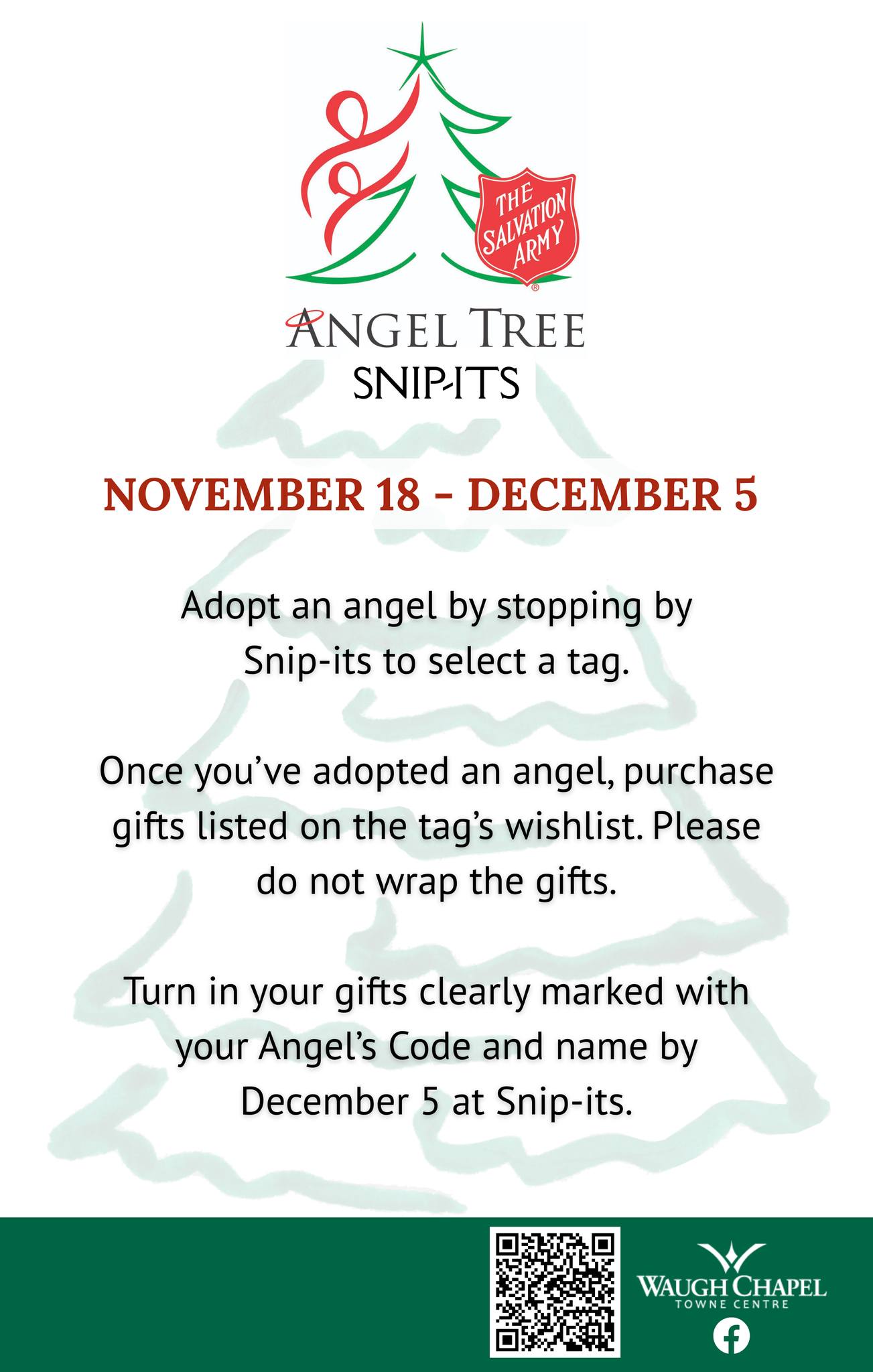 Angel Tree at Snip-Its!