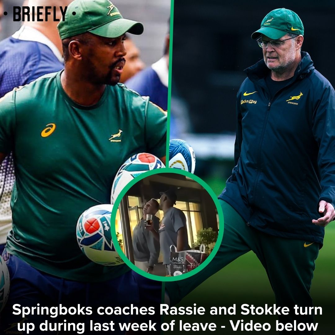 Briefly - Springbok coaches Rassie and Stokke were an absolute vibe ...