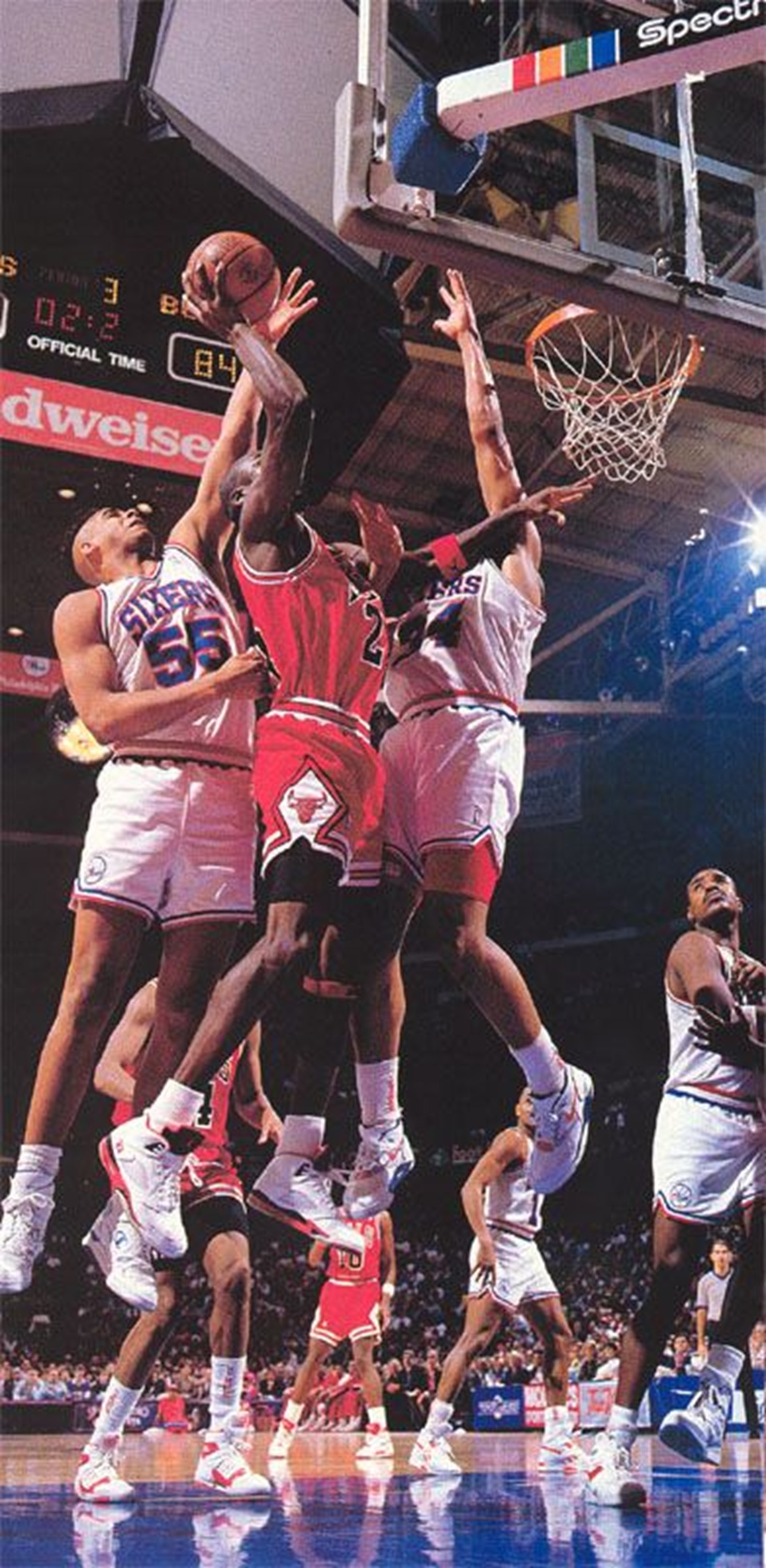 1990: NBA's greatest player Michael Jordan of the Chicago Bulls