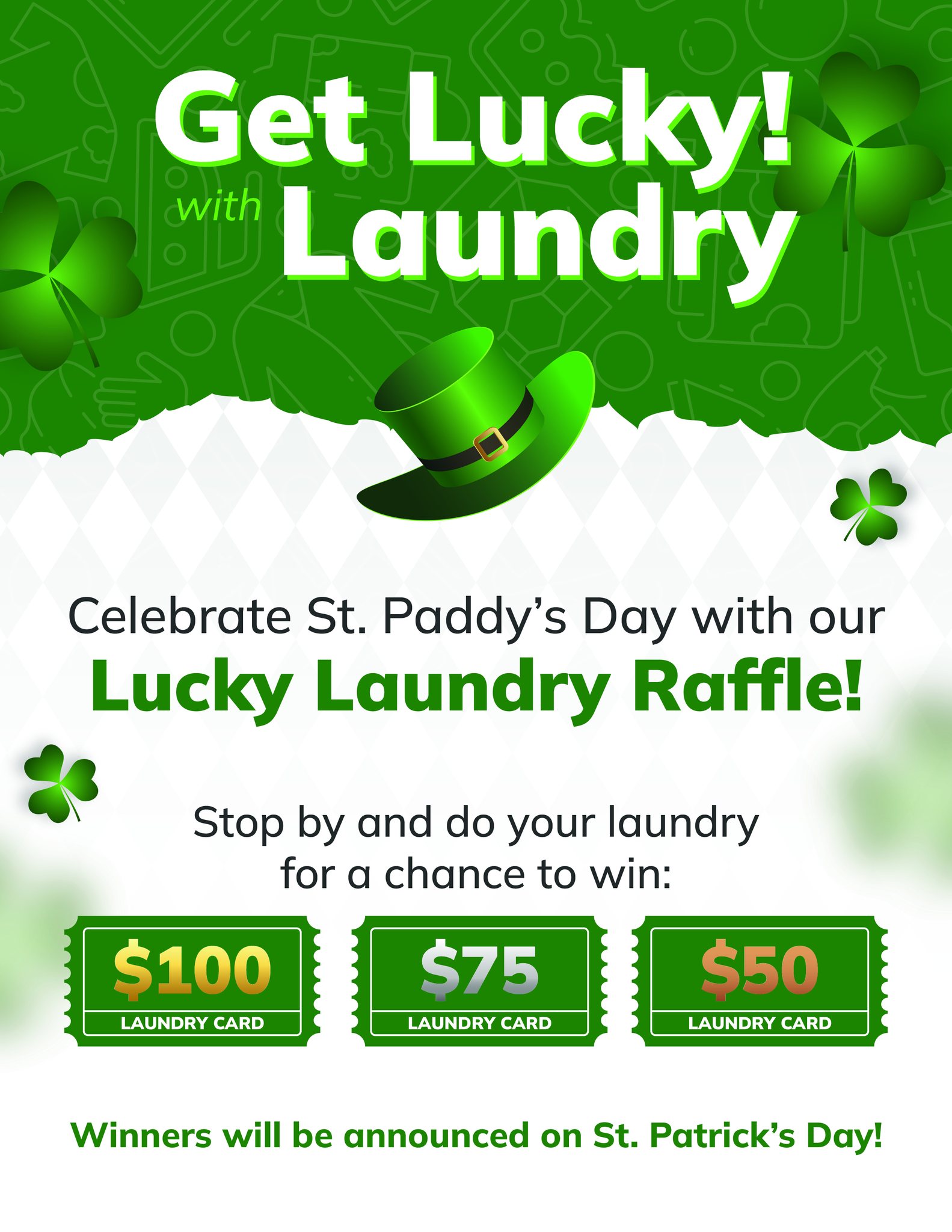 City Bubbles Laundry - #StPatricksDay #Raffle #Laundry #CityBubbles ...