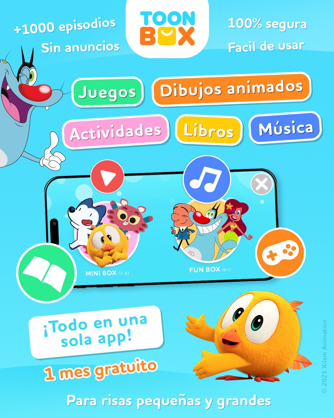 Oggy - BUENA NOTICIA ¡Lanzamiento oficial de Toon Box! La nueva ...