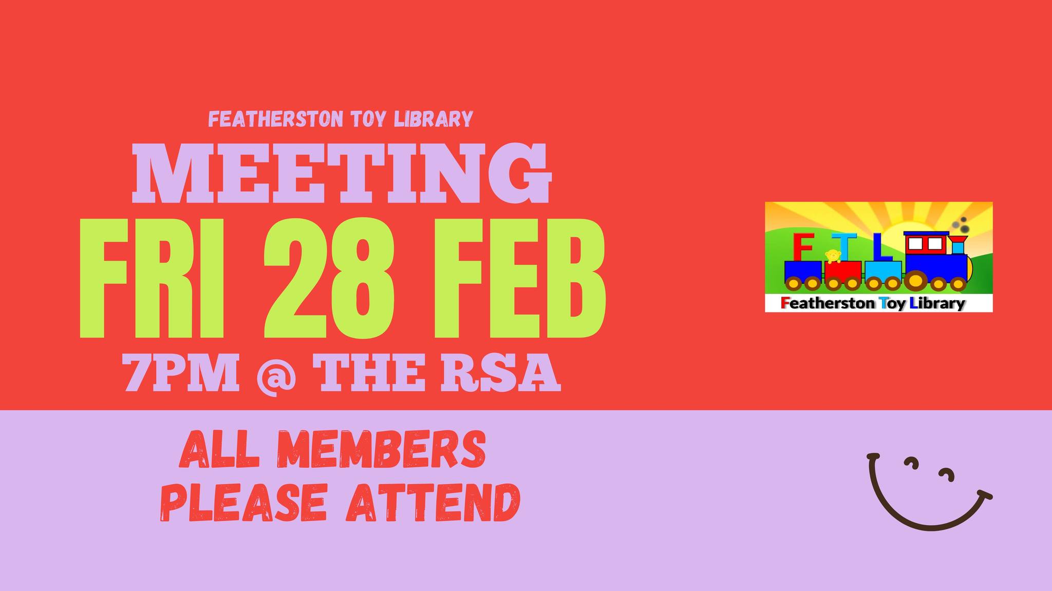 Featherston Toy Library meeting