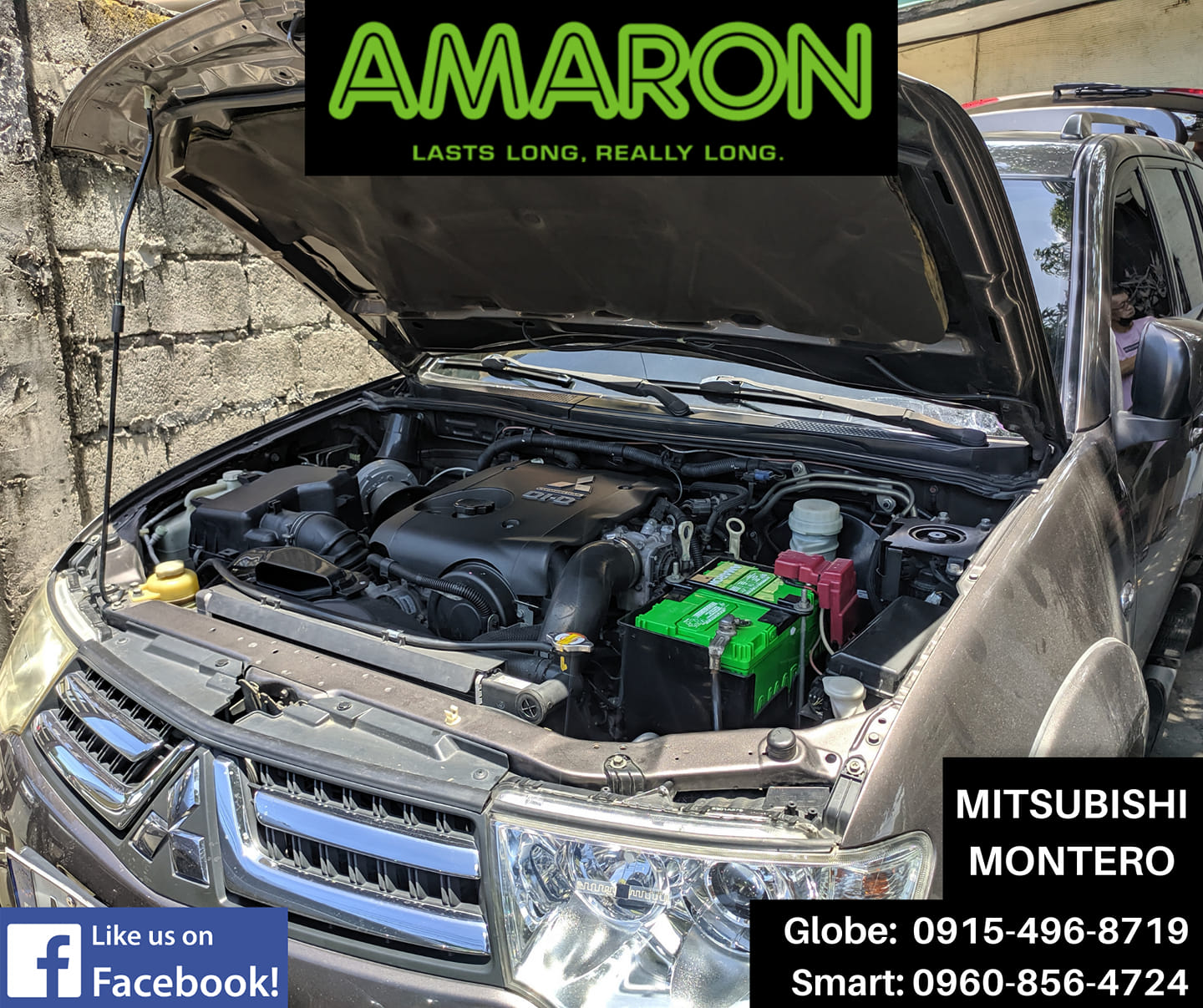 Amaron Battery - Philippines - Mitsubishi Montero Powered by Amaron ...