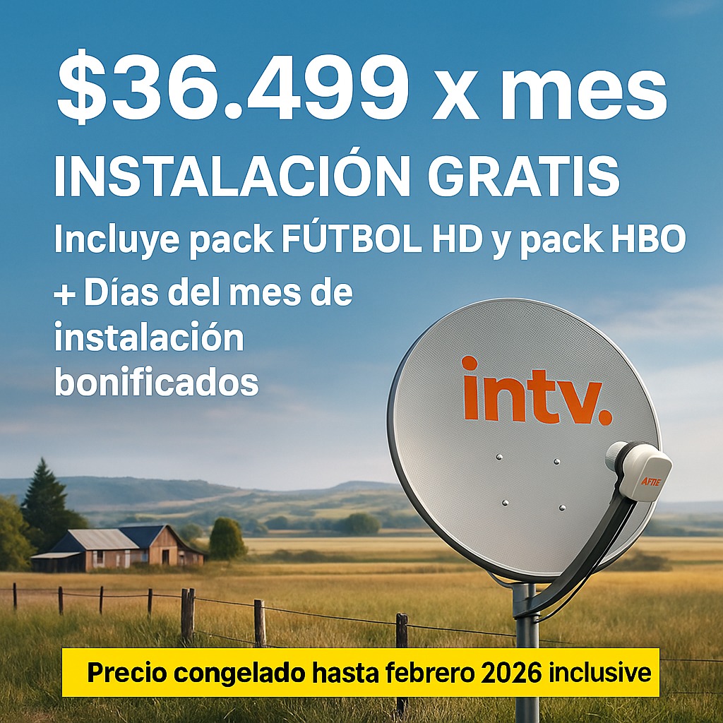 INTV - TV Satelital para zonas rurales 📡 Llegamos donde... | Facebook
