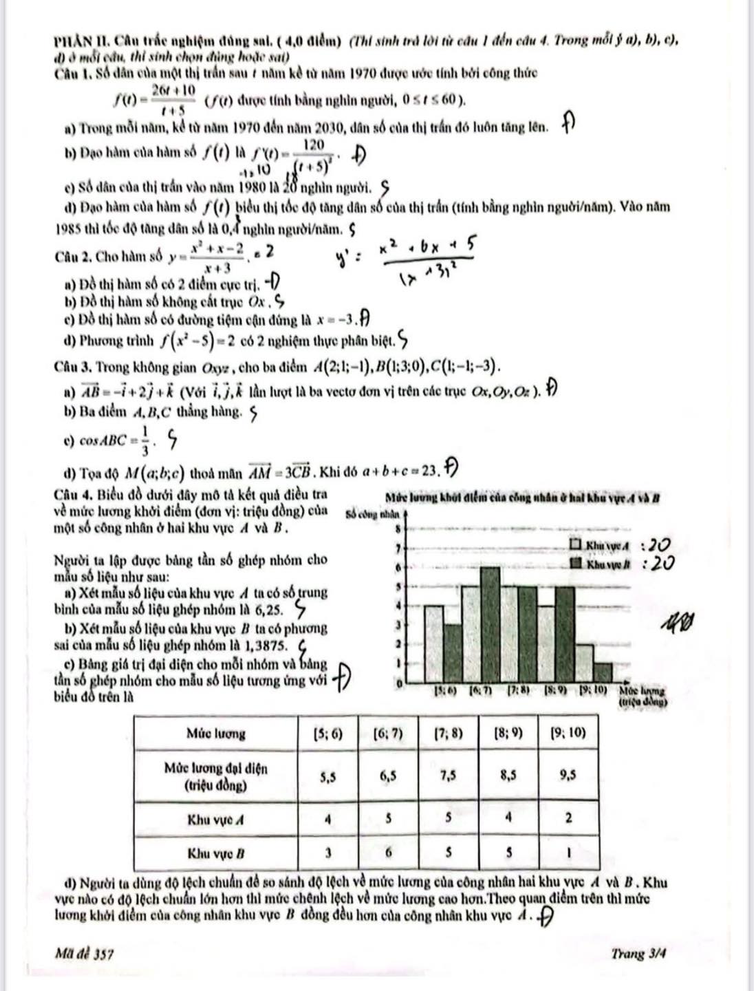 🍀 ĐỀ THI HK1 -... - VMath - Luyện thi Toán từ lớp 6 đến 12
