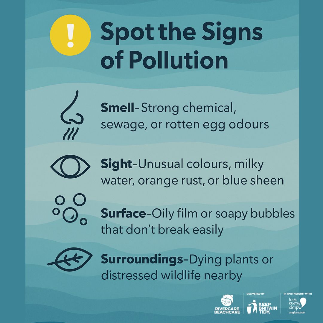 🚨 Know the signs of pollution.... - RiverCare & BeachCare | Facebook