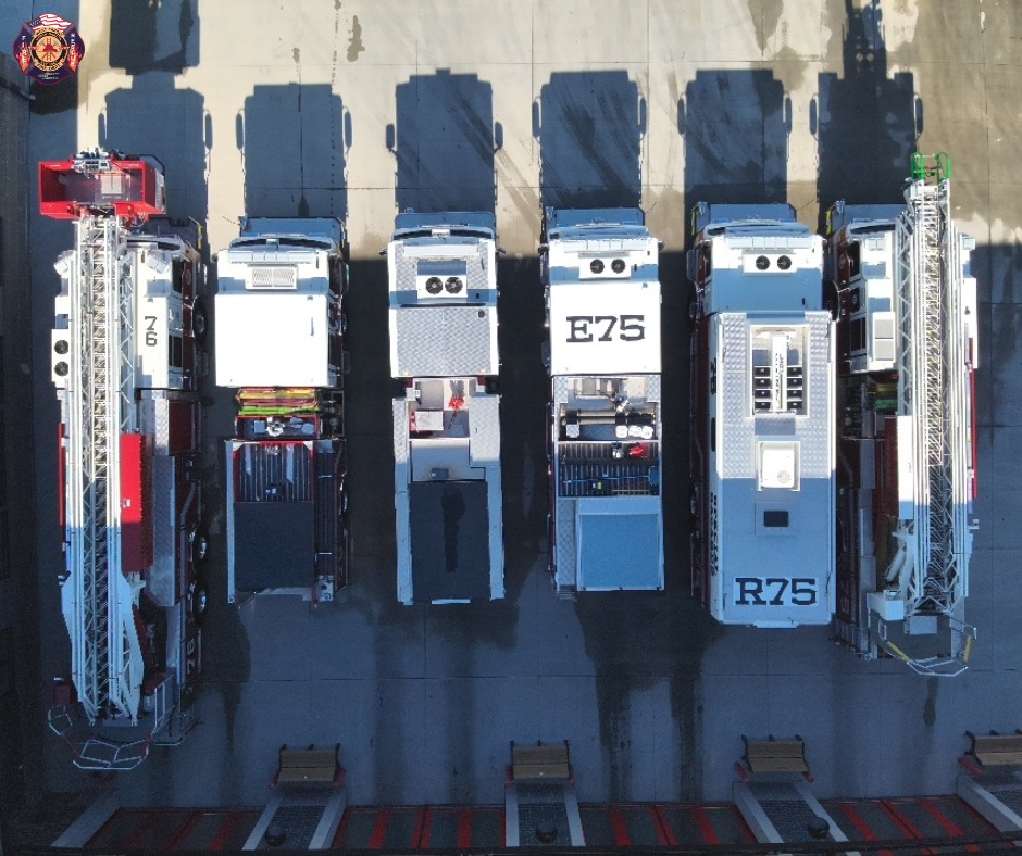 West - A Bird's Eye View of Our Fleet! 👀🚒 Ever wondered about the ...