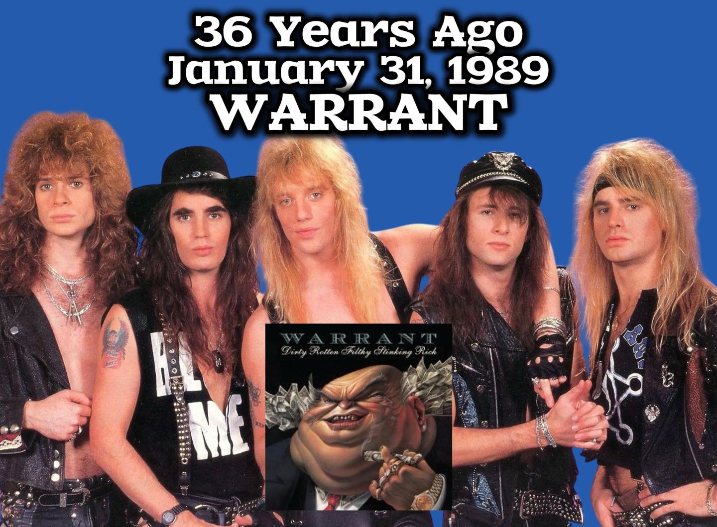 WARRANT DirtyRottenFilthyStinkingRichスコア Warrant 'Dirty Rotten Filthy Stinking Rich' released January 27