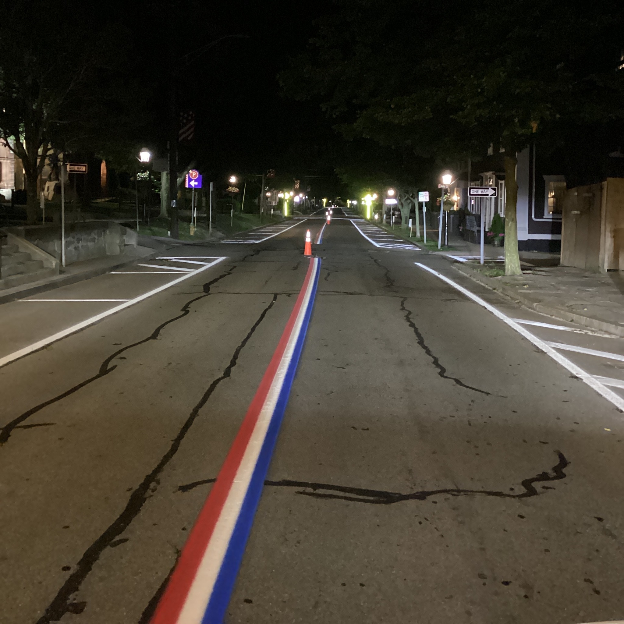 Rhode - RIDOT striped the 4th of July parade route for the 57th year ...