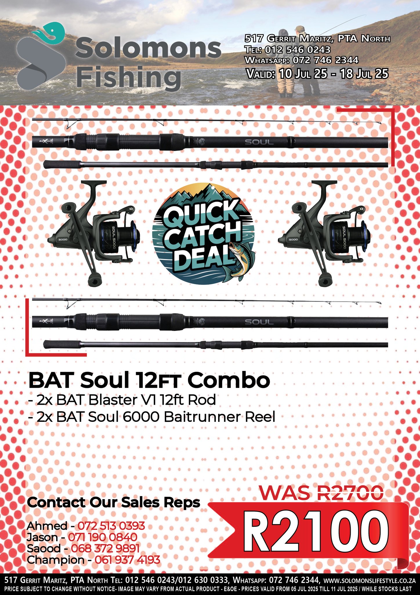 Solomons Fishing - Solomons Fishing - Carp Tempo Rod - W2 Available ...
