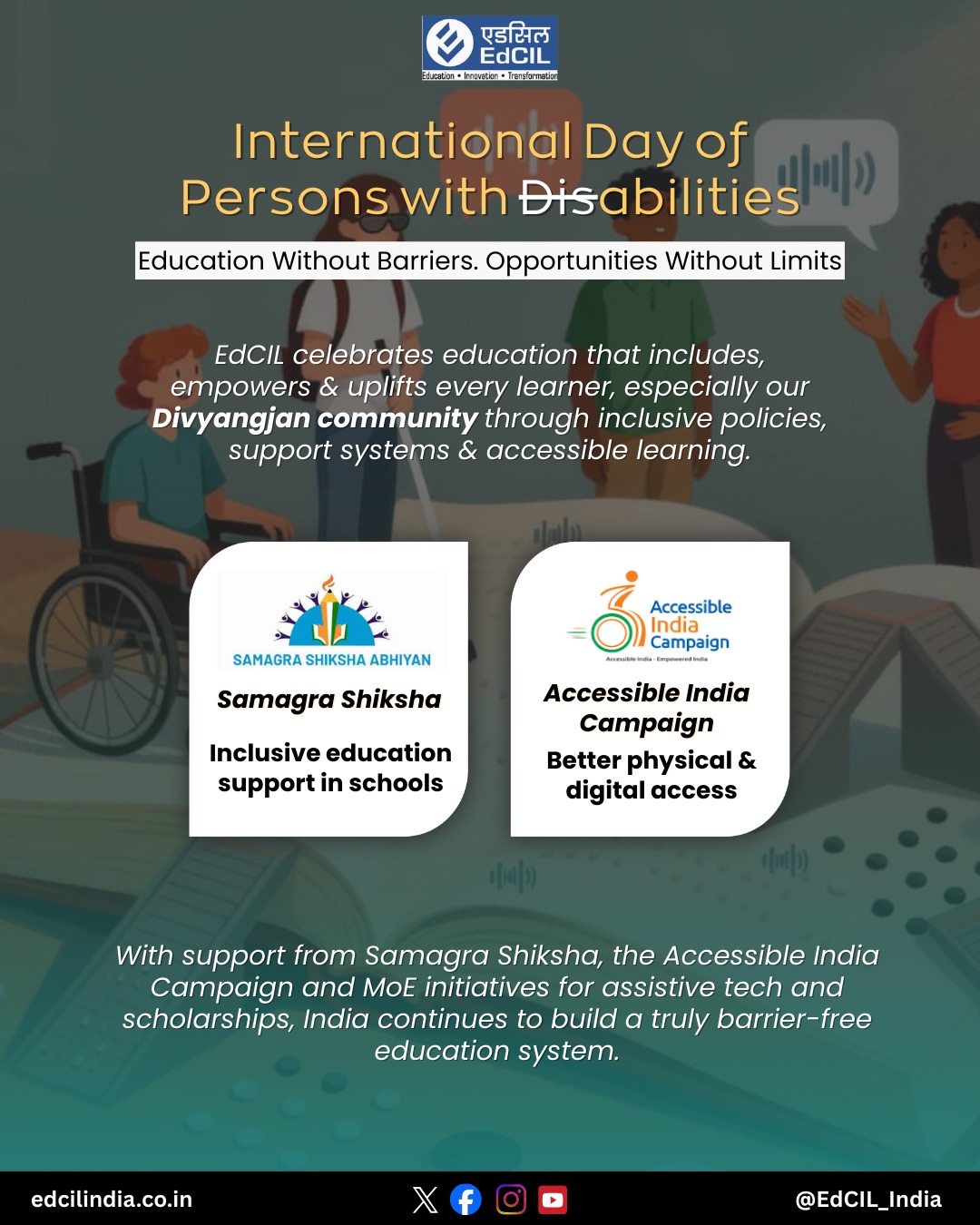 EdCIL stands for inclusive,... - Edcil - India Limited | Facebook