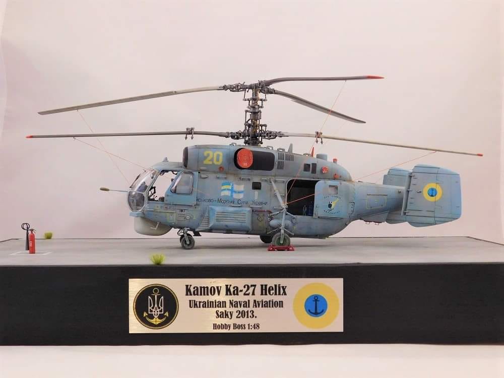 Hobbyboss 1:48 Kamov Ka-27 Helix A Ukraine Navy model kit review