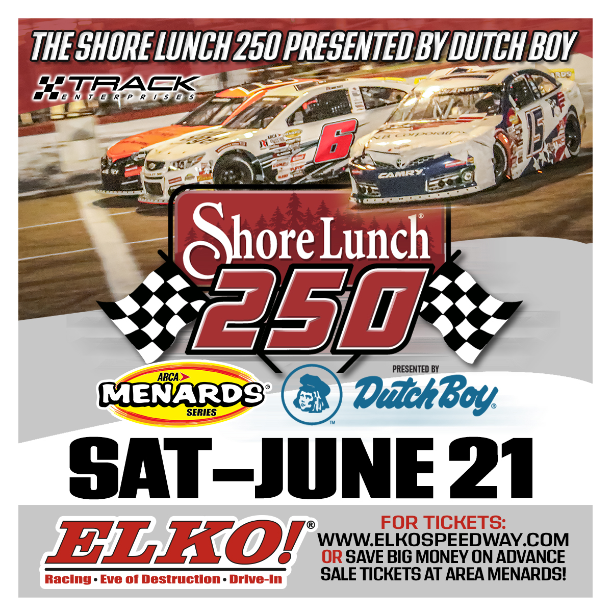 Elko - 🏁 RACE DAY at ELKO SPEEDWAY – SATURDAY, JUNE 21 🏁The Shore Lunch ...