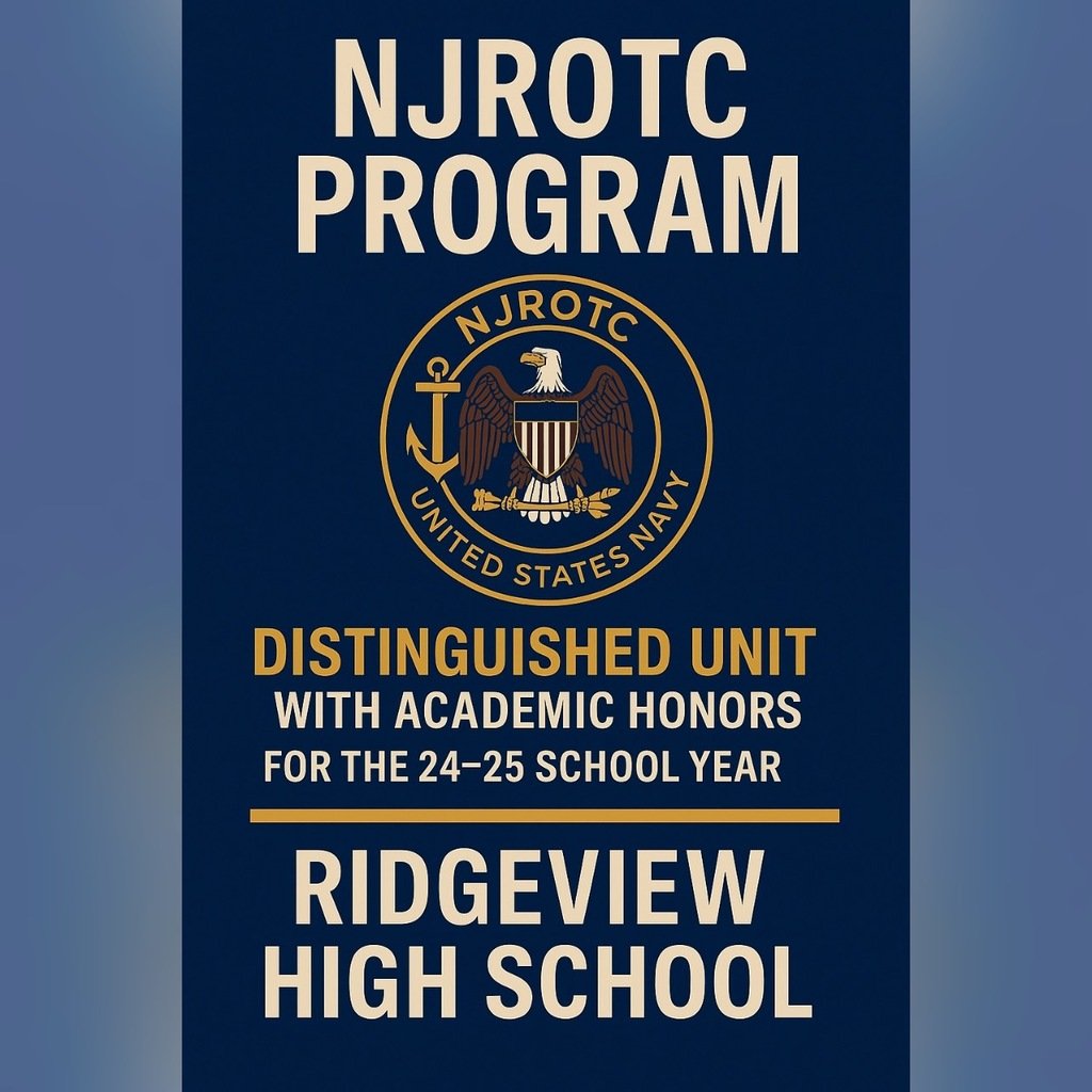 Ridgeview - We are incredibly proud to announce that our NJROTC unit ...
