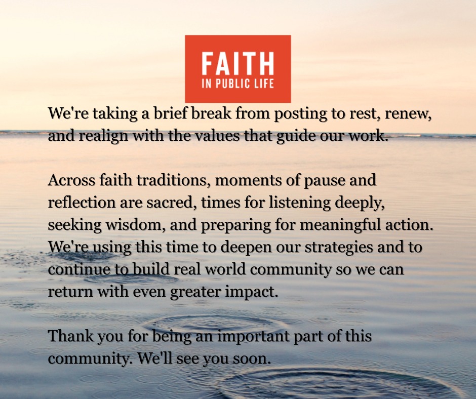 Faith in Public Life - Noel Anderson, CWS and Rev. Jennifer Butler ...