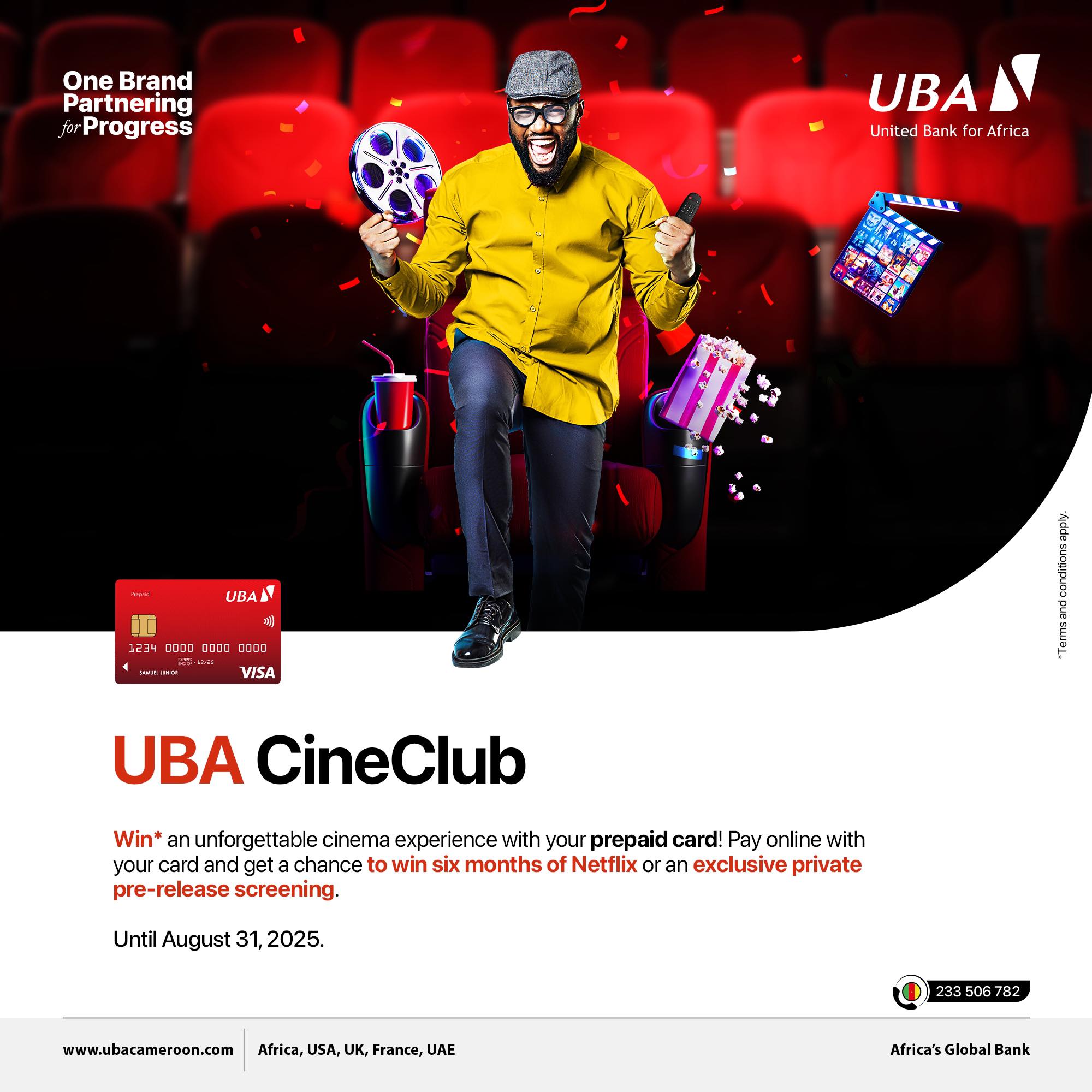 UBA - 🎬 𝗬𝗼𝘂𝗿 𝗨𝗕𝗔 𝗰𝗮𝗿𝗱 𝗱𝗼𝗲𝘀 𝗺𝗼𝗿𝗲 𝘁𝗵𝗮𝗻 𝗽𝗮𝘆 — 𝗶𝘁 𝗶𝘀 𝘆𝗼𝘂𝗿 𝘁𝗶𝗰𝗸𝗲𝘁 𝘁𝗼 𝘁𝗵𝗲 ...