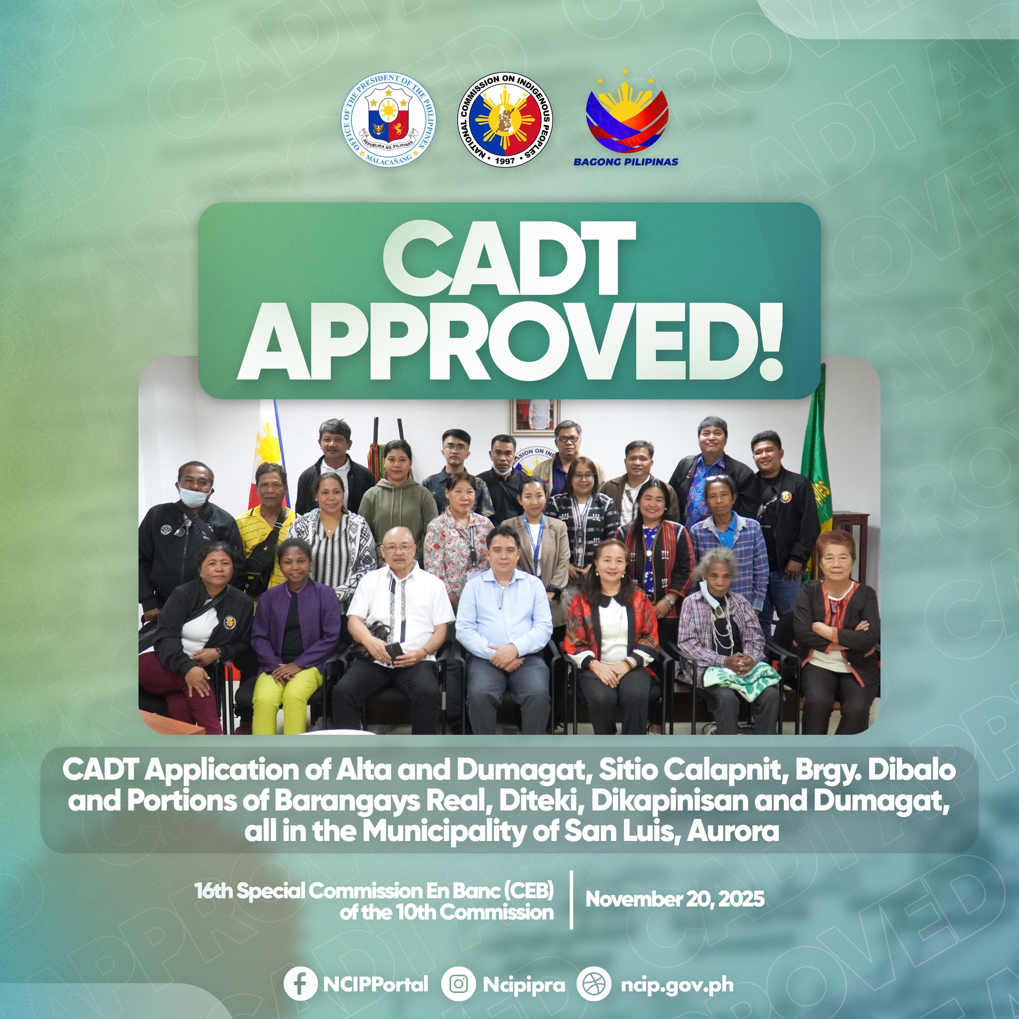 National - #CADTApproved na para sa mga Katutubong Alta at Dumagat ng ...