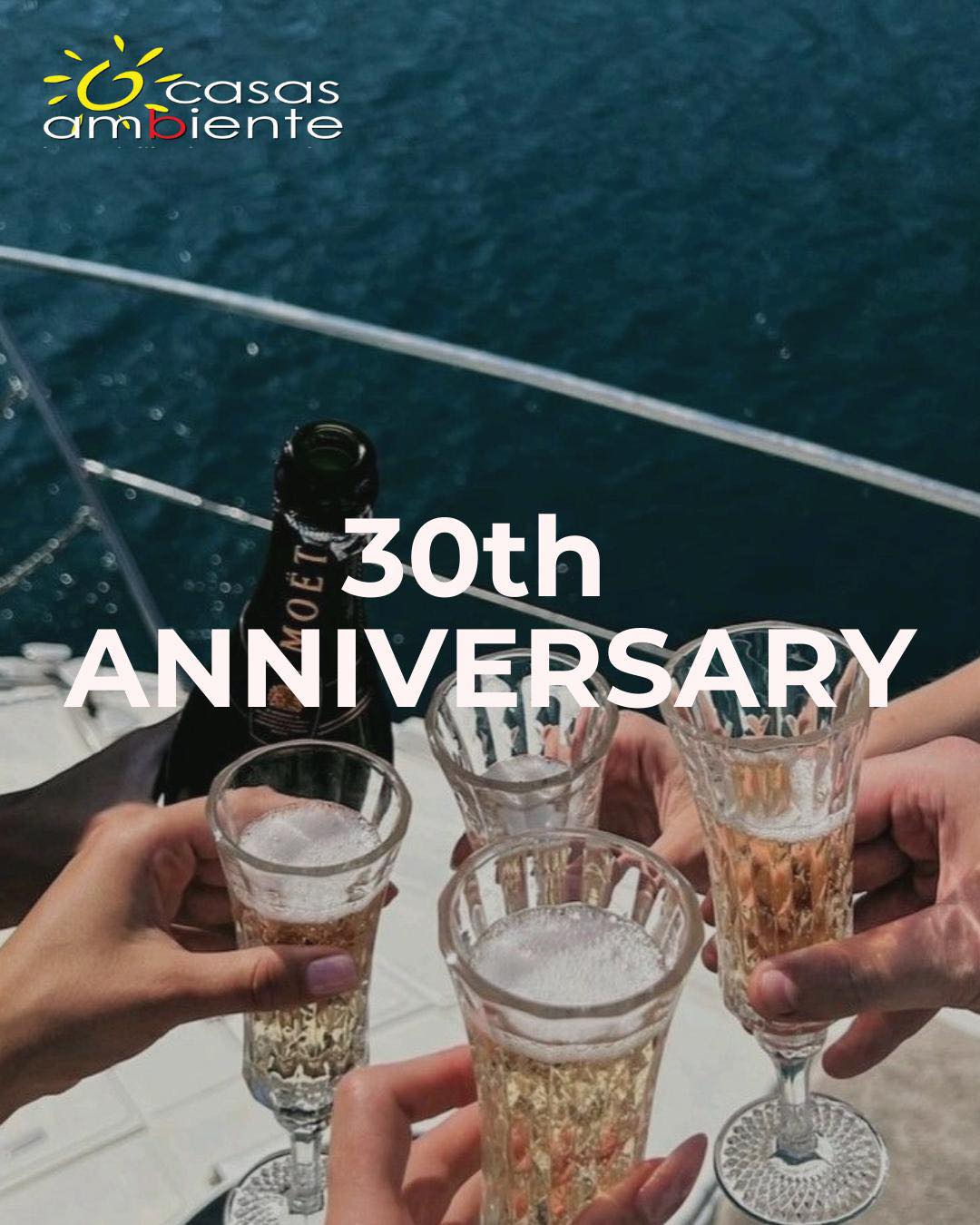 casas ambiente moraira - Happy 30th anniversary 🥂 We are thrilled to ...