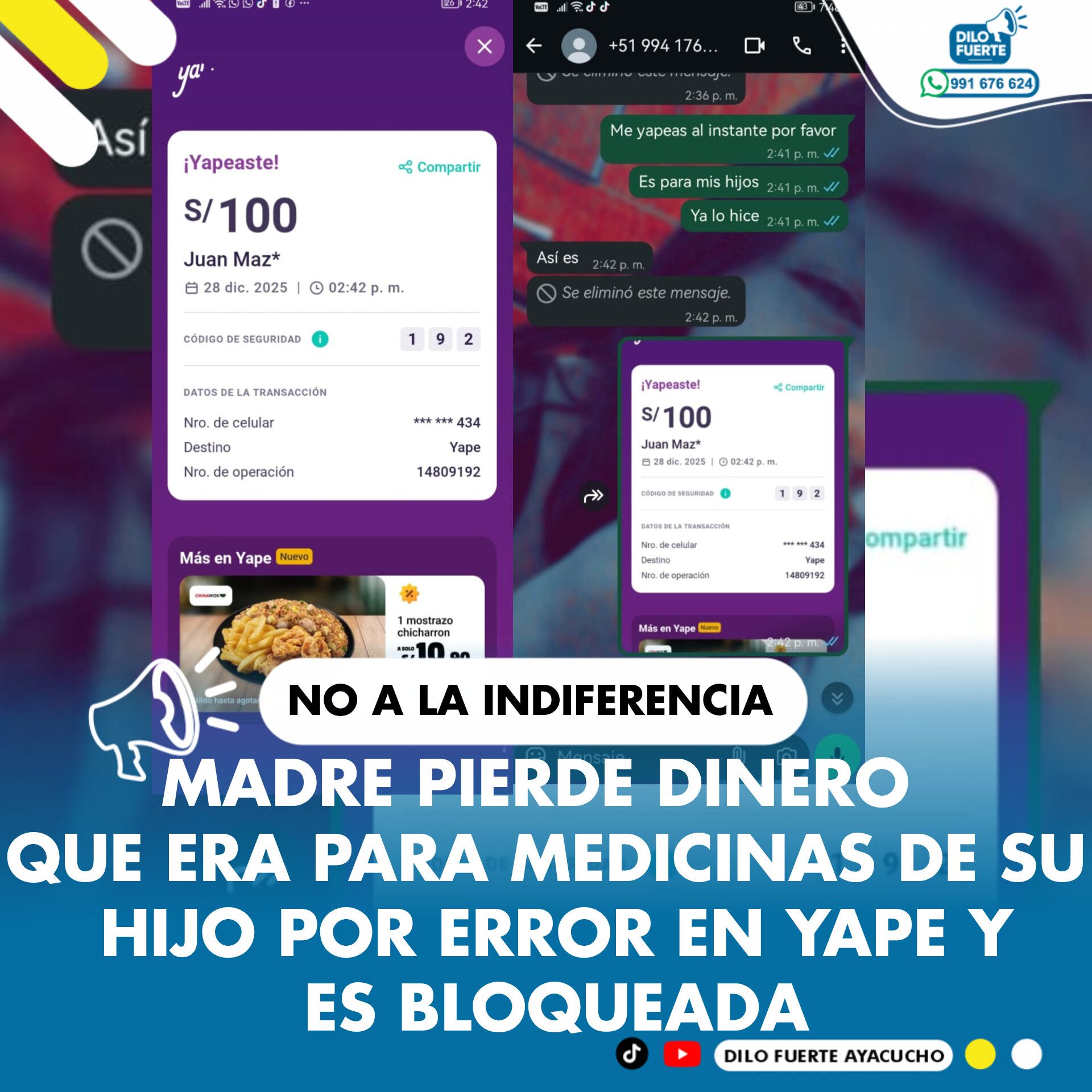 DILO - 🔴 MADRE PIERDE DINERO QUE ERA PARA MEDICINAS DE SU HIJO POR ...