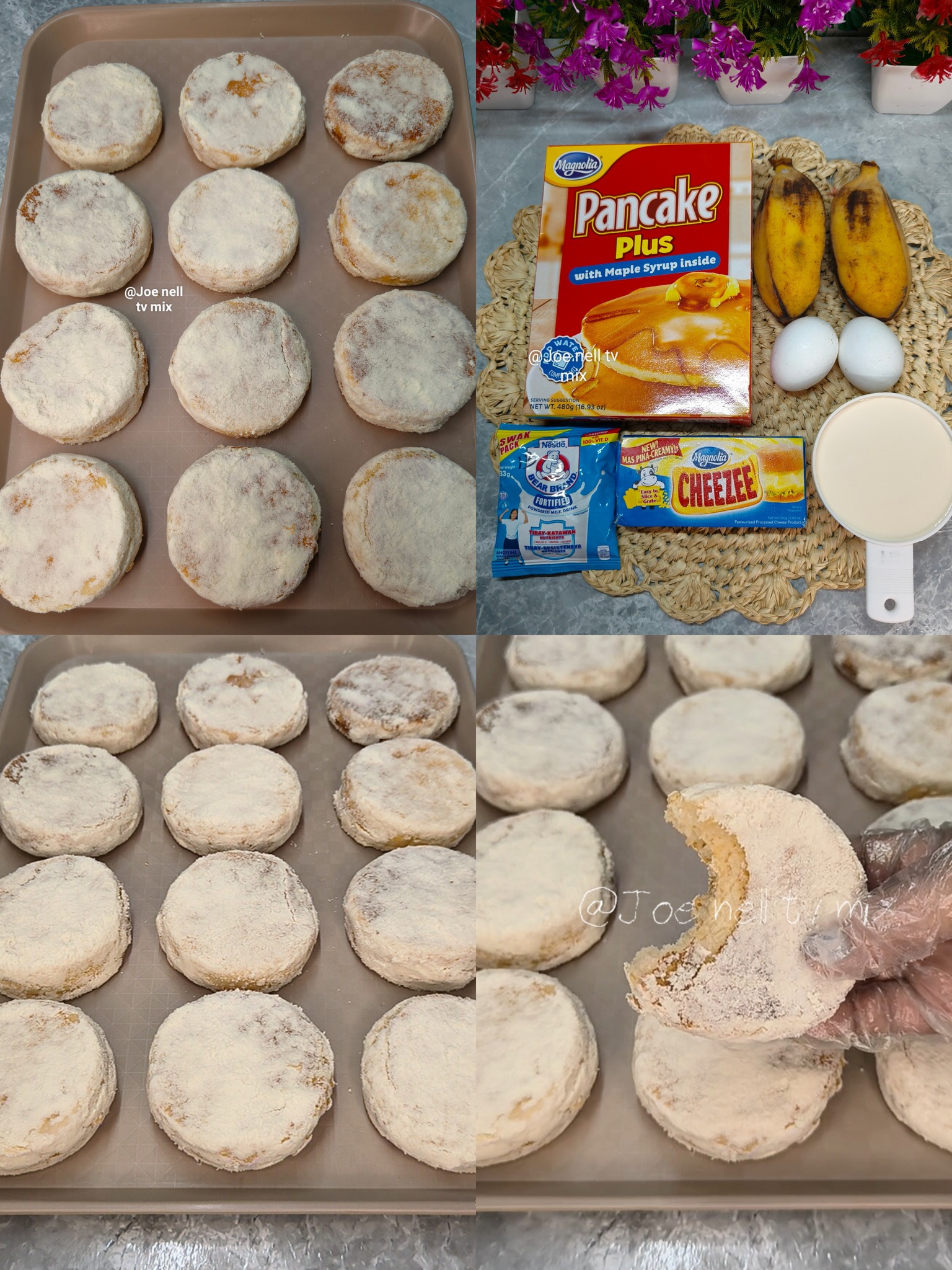 Joe - Pancake with saging na saba recipe...masarap pagsamahin at swak ...
