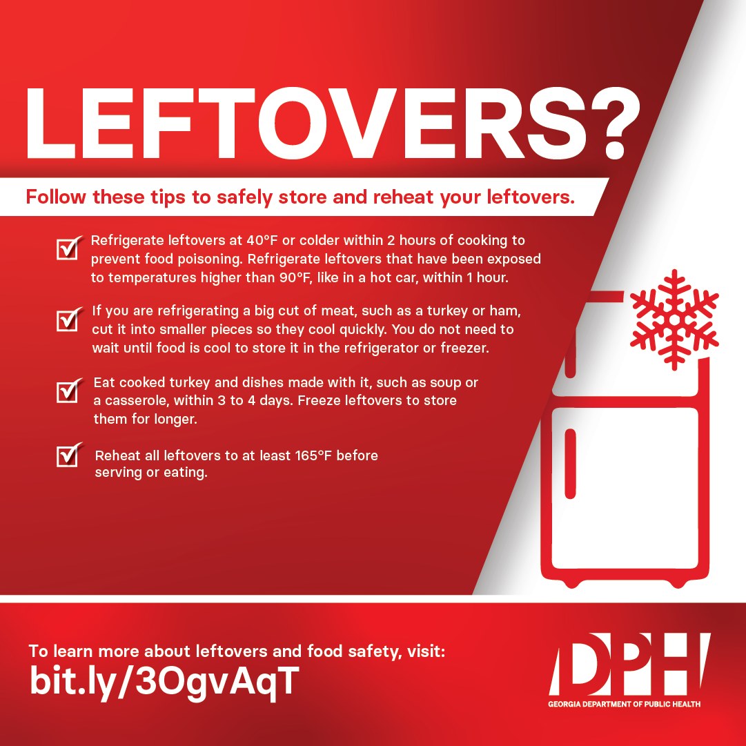 Fort Gordon - Leftovers can be a health hazard if not... | Facebook
