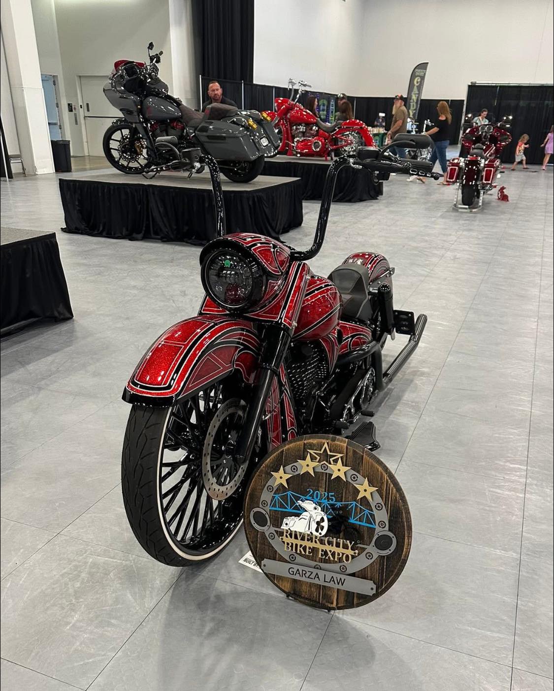 Dirtytail taking home hardware from River City Bike Expo — clean