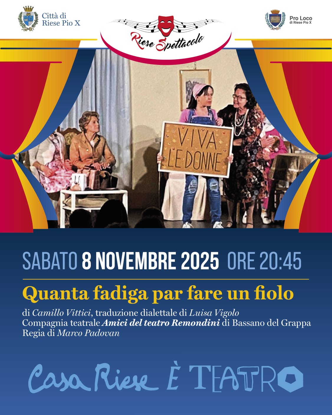 🎭 Quanta fadiga par fare un fiolo... - Comune di Riese Pio X | Facebook