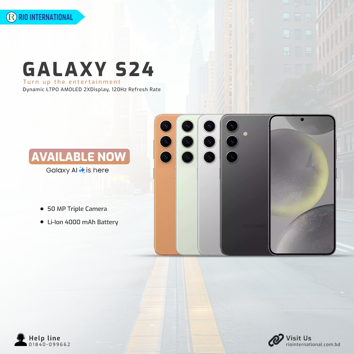 Rio - Samsung Galaxy S24 with Galaxy AI Is NOW AVAILABLE চলে আসুন ...