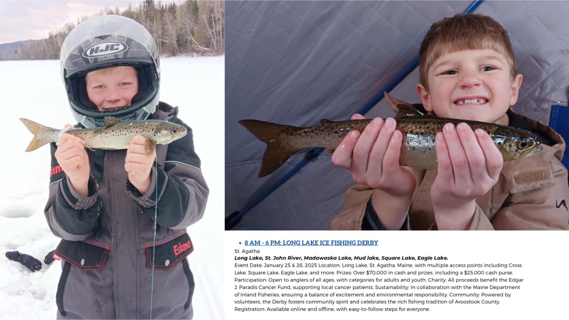 The Aroostook - The Long Lake Ice Fishing Derby is wrapping up this ...