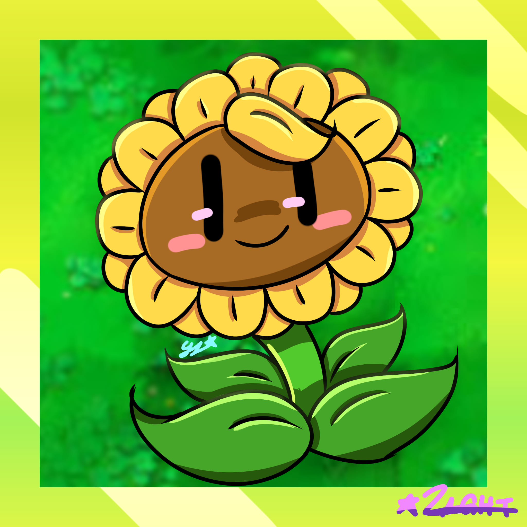 Yoolol - 🌻💚 ~ Plants Vs Zombies ~🪦🧠 Dibujé un girasol pq hoy se cumplen ...