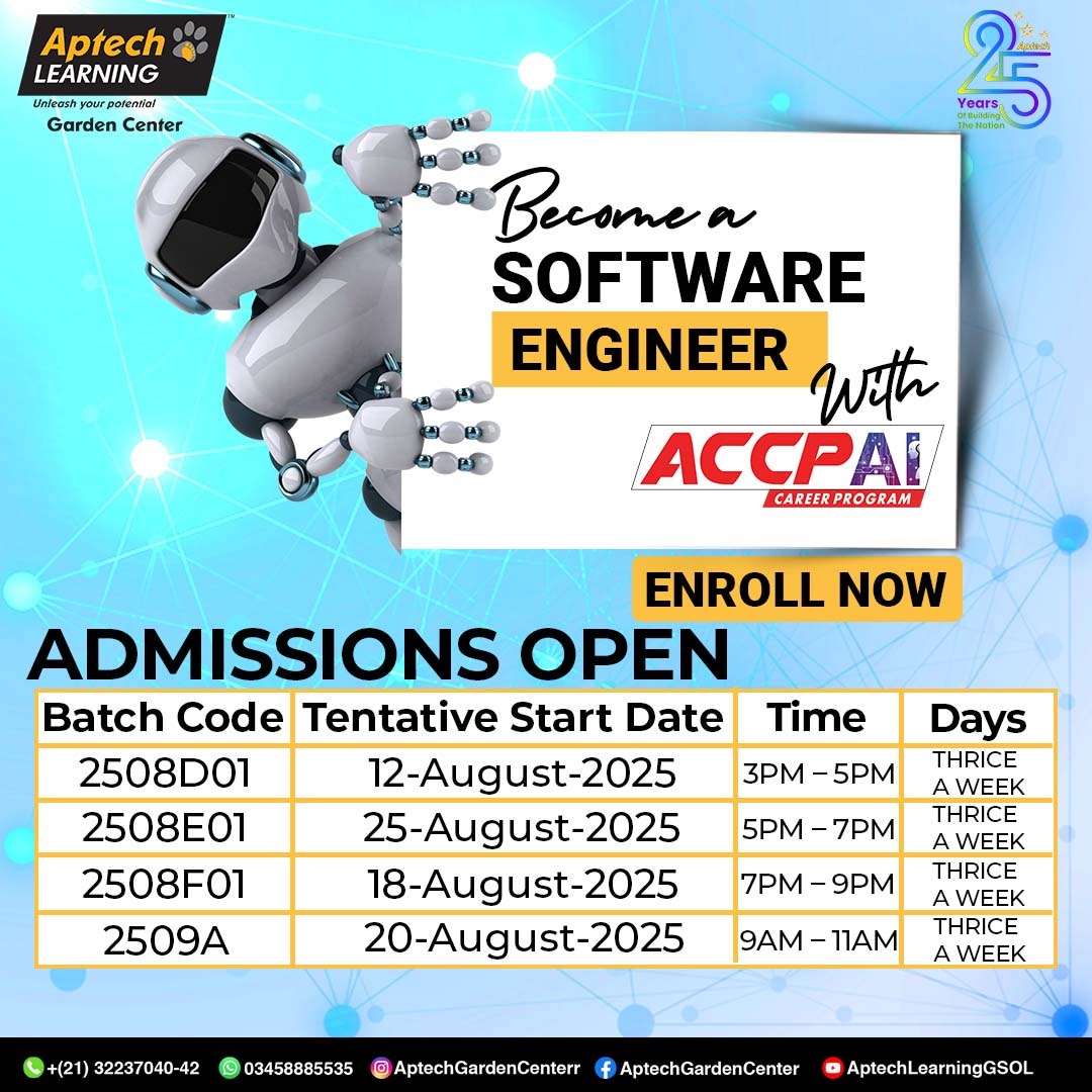 Aptech - 🎓 Announced Batches – August Intake Now Open! 🚀 Admissions ...