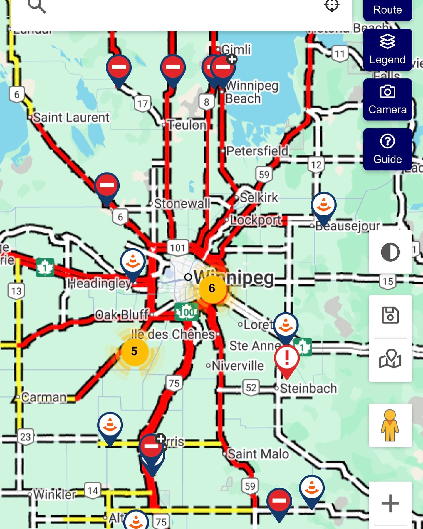 Virgin - The perimeter including every highway leaving Winnipeg has now ...