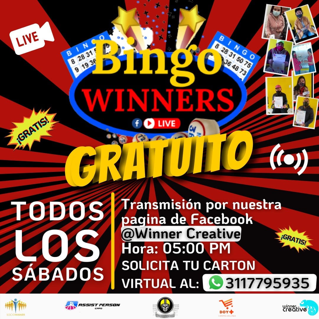 DOY + - BINGO WINNERS Celebra Contigo El Dia De Las Madres. 💐🤱💐 🤪Te ...