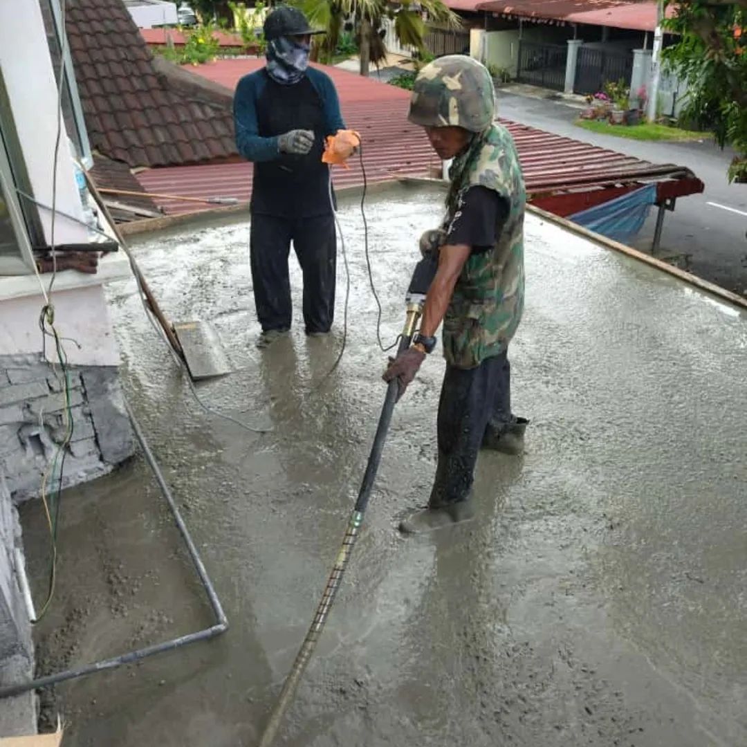 Proses menuang konkrit mixer utk slab... - Duad The Builder | Facebook