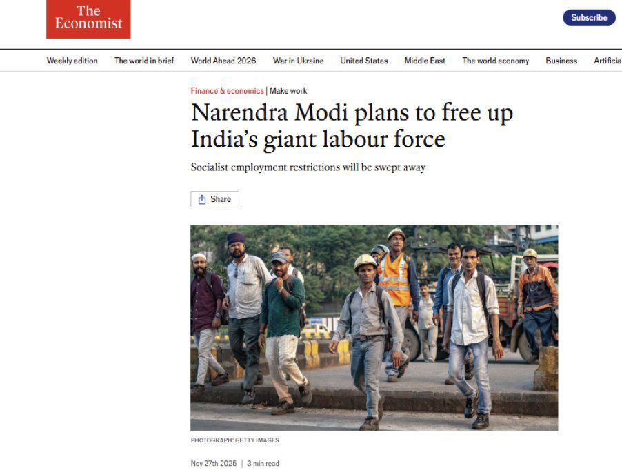 India - Labour Reforms — Empowering Growth & Ease of Doing Business 👷‍♀ ...