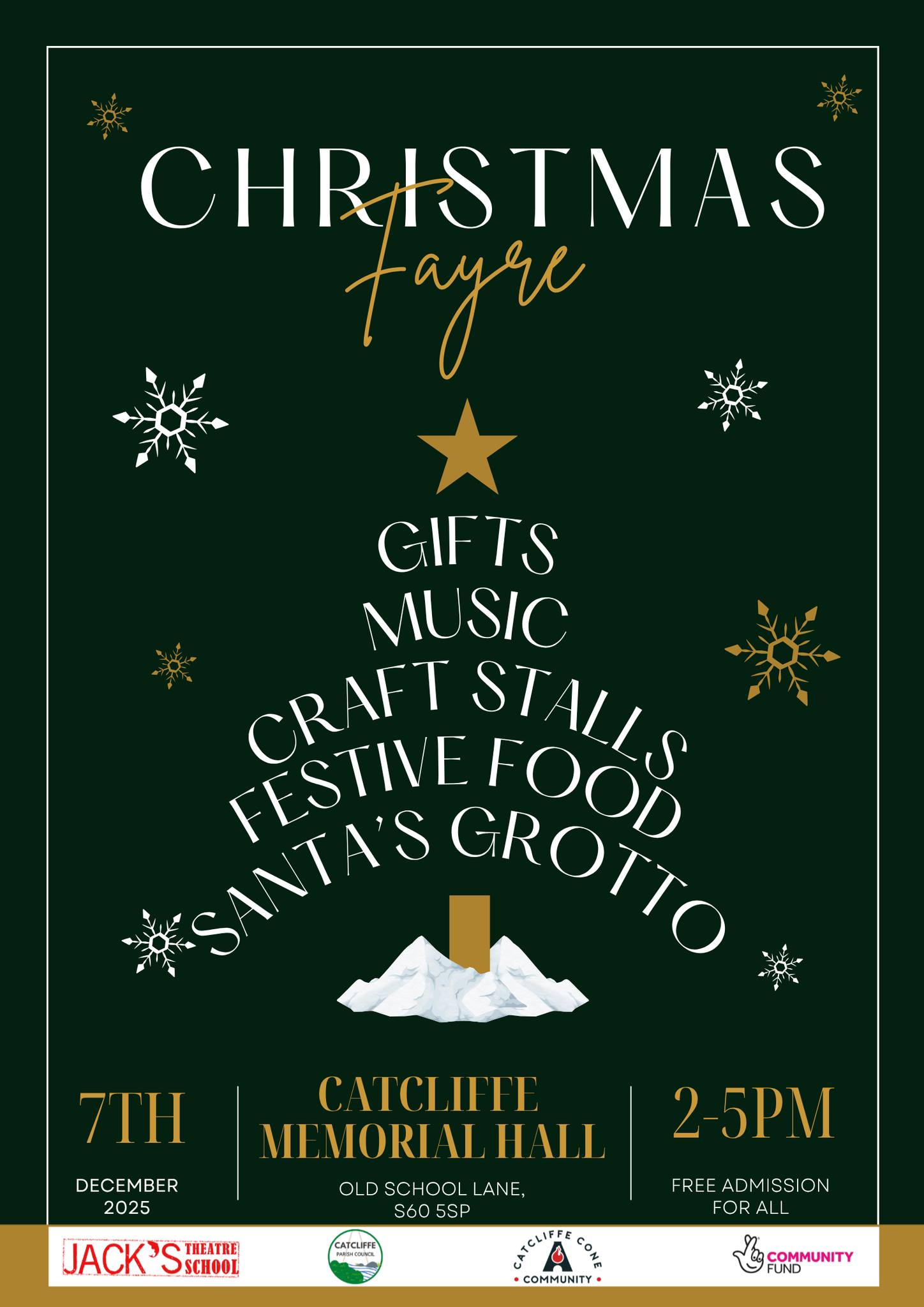 Catcliffe - Catcliffe Memorial Hall Christmas Fayre Sunday 7th December ...