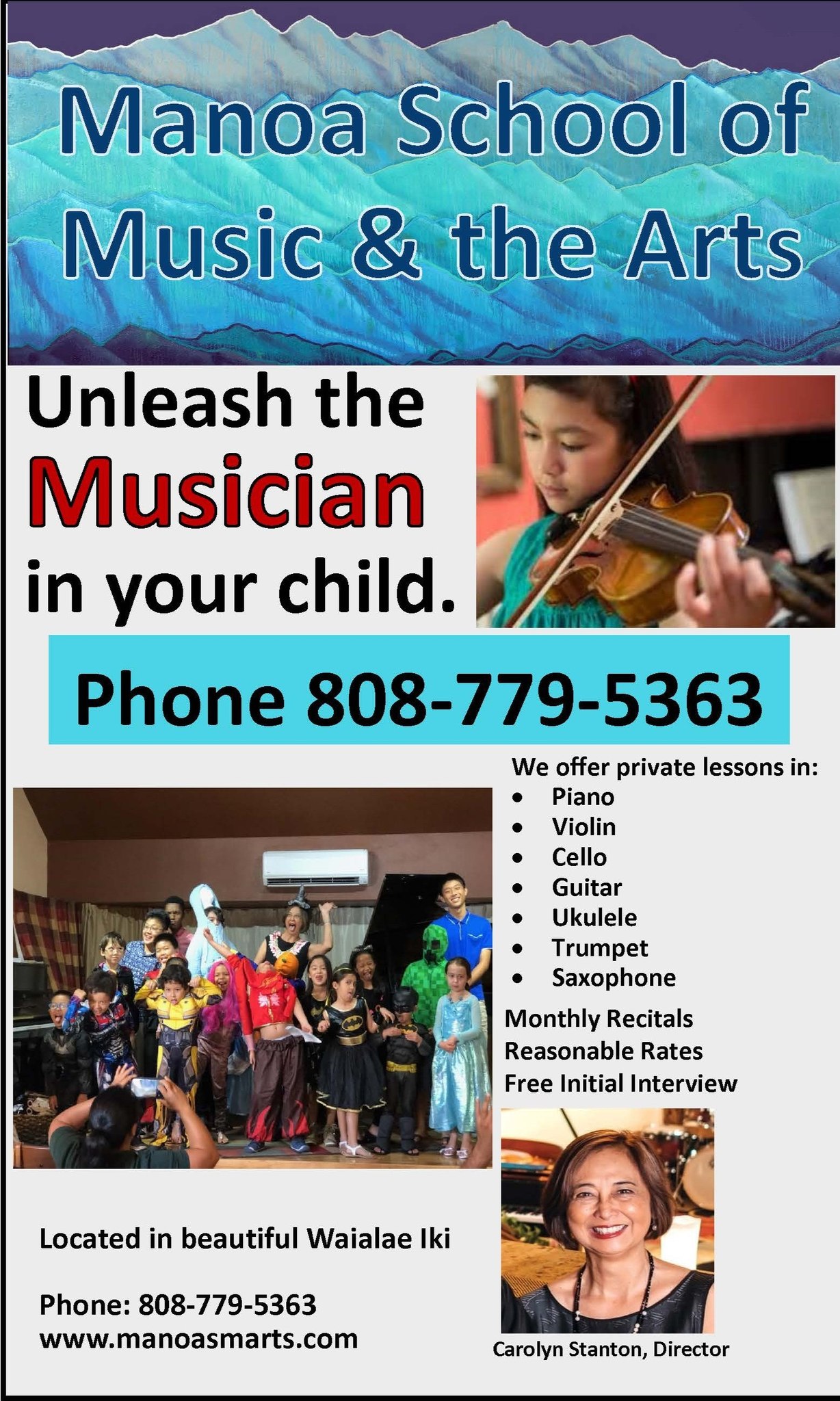 Manoa School of Music & the Arts | Honolulu HI