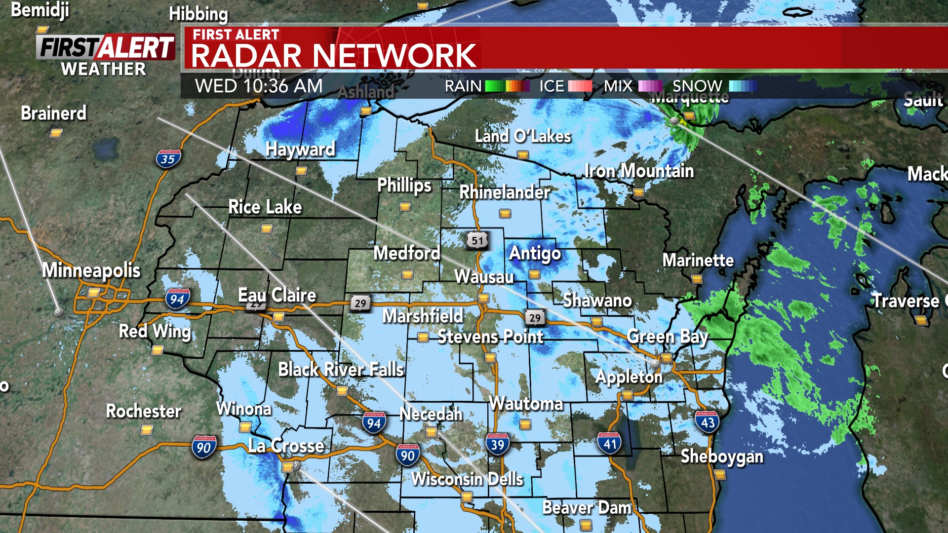 WSAW - First Alert Weather Update: The heaviest snowfall has been in ...