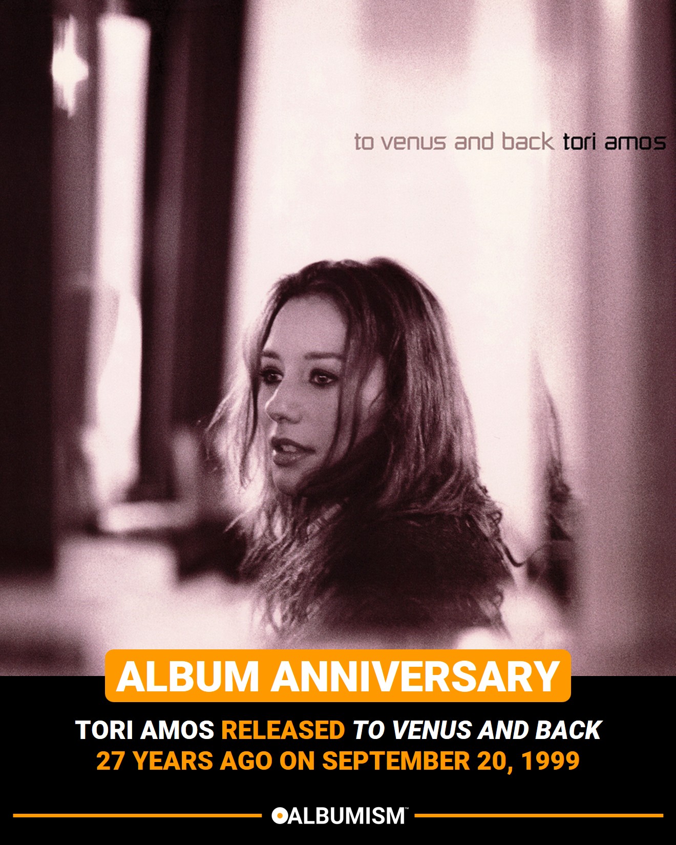トーリ・エイモス／トゥ・ヴィーナス・アンド・バック Tori Amos released 'To Venus And Back' 27 years ago on September