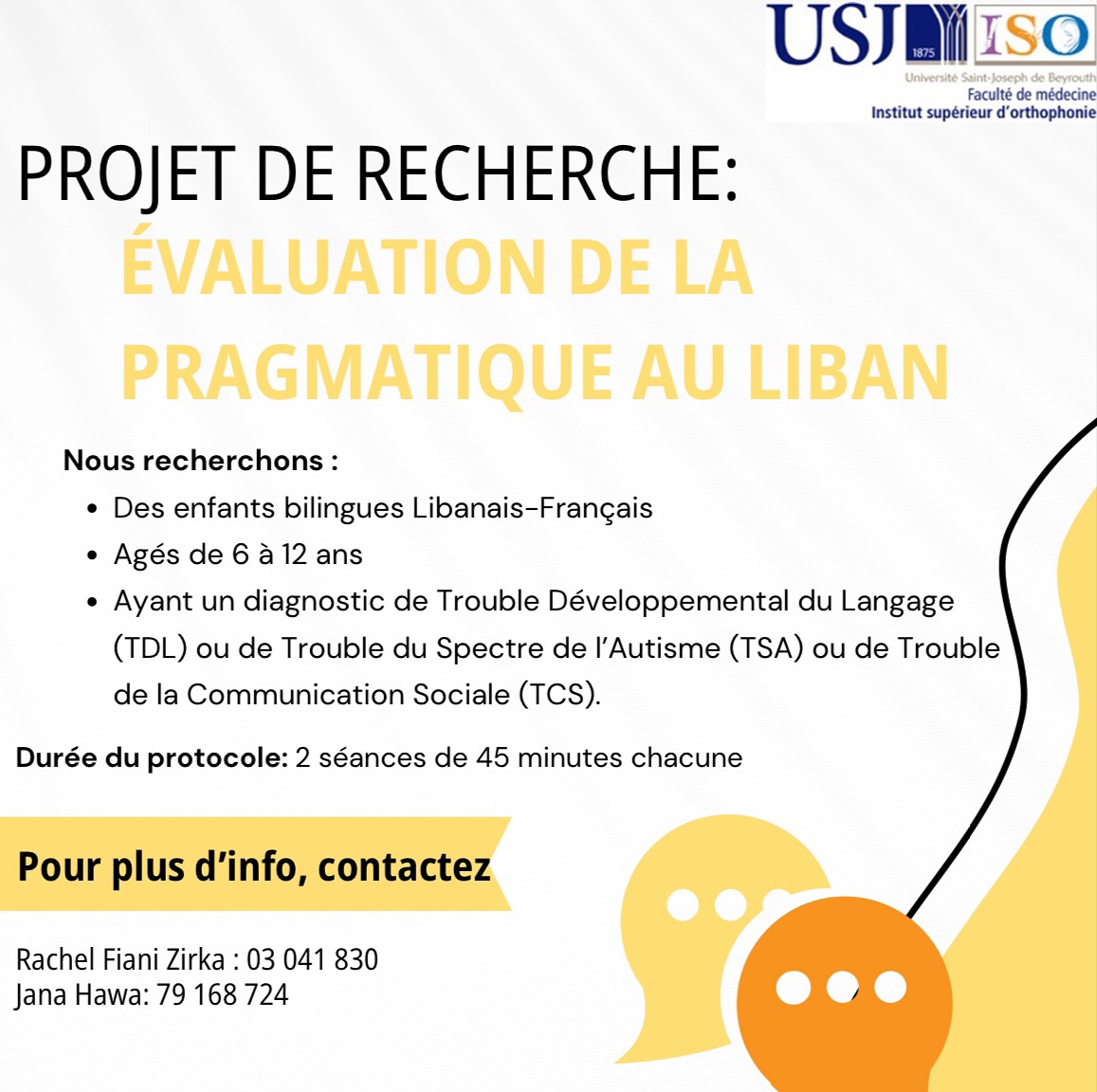 Institut Supérieur d'Orthophonie - USJ | Beirut