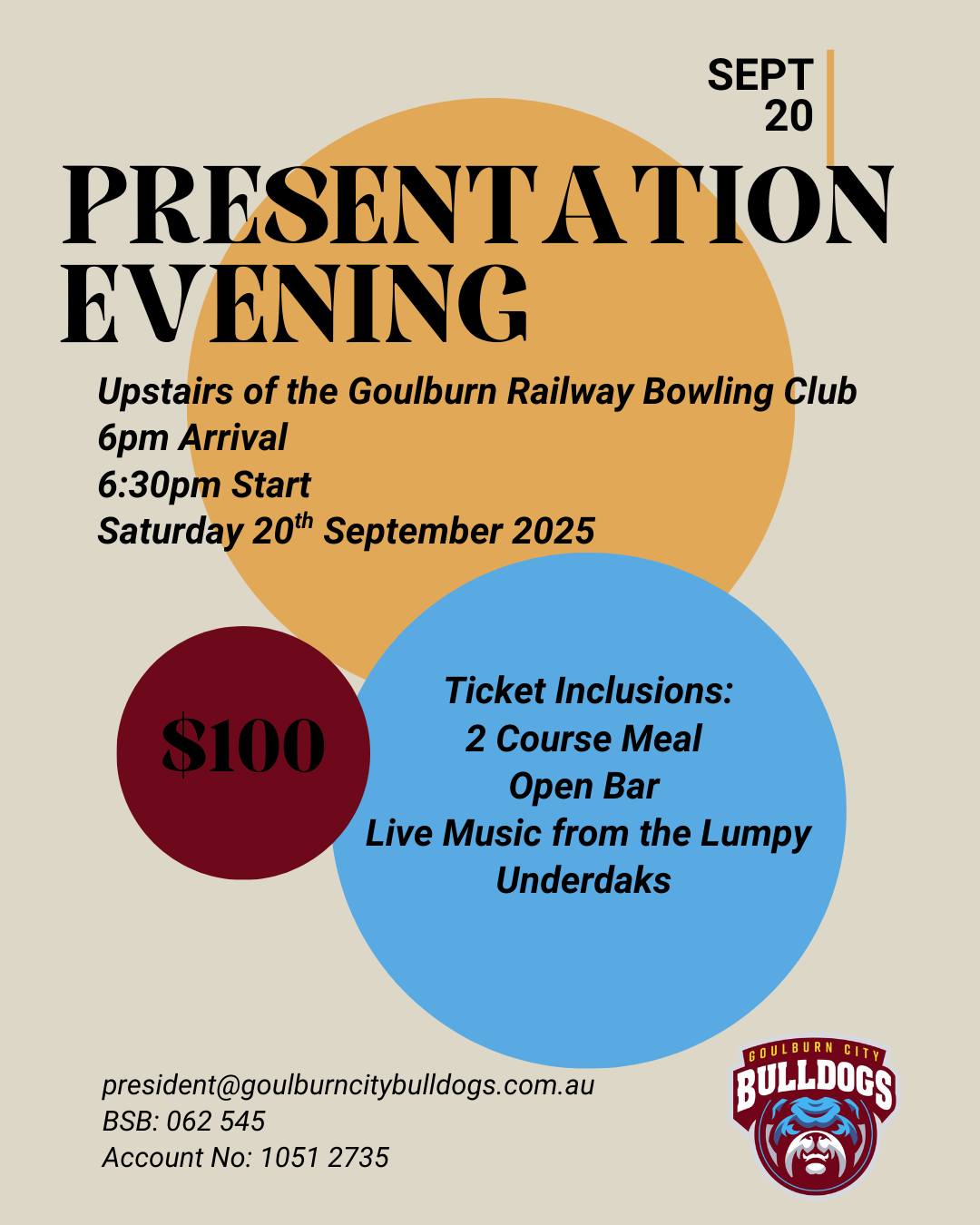 GREAT NORTHERN PLAYER OF THE... - Goulburn City Bulldogs | Facebook