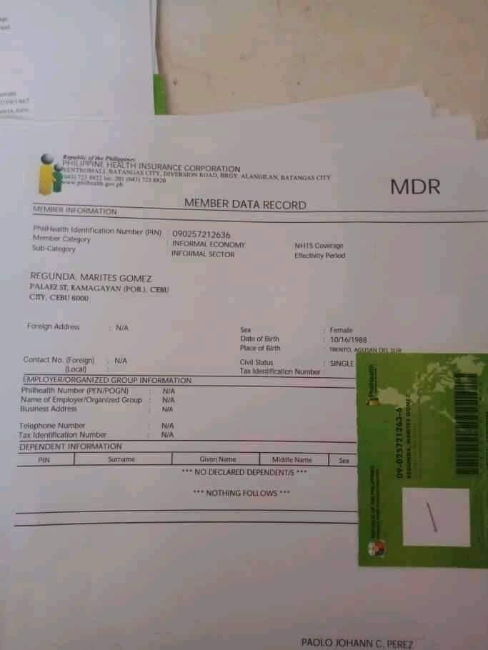 Ada Lee - Philhealth ID with MDR 😊 PM FOR DETAILS | Facebook