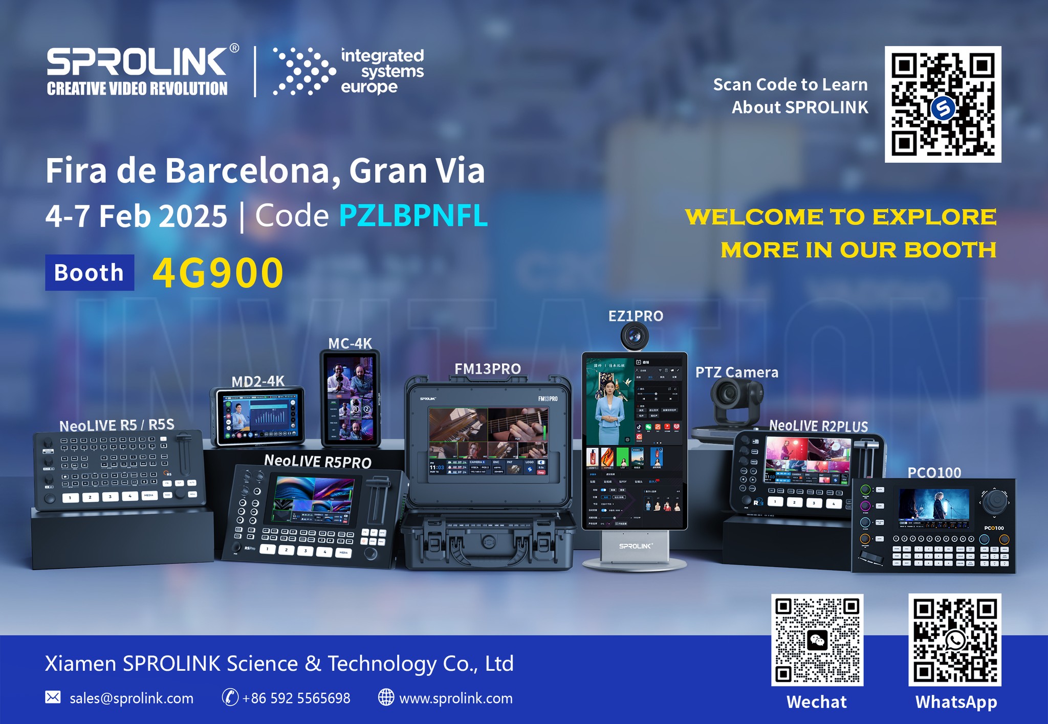 SPROLINK - ⌚ Get ready for ISE 2025 👉 The epicenter of AV...