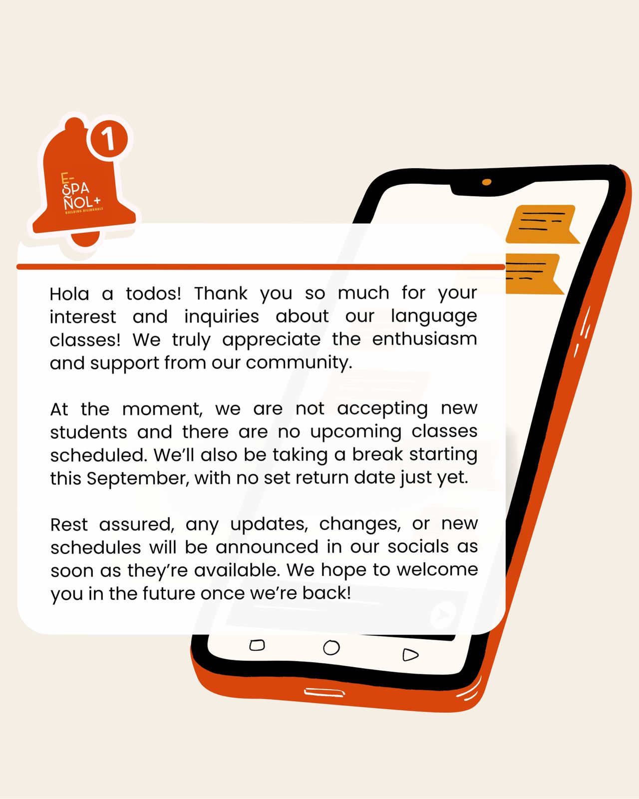 Thank you all so much for your interest... - E-Spañol Plus PH | Facebook