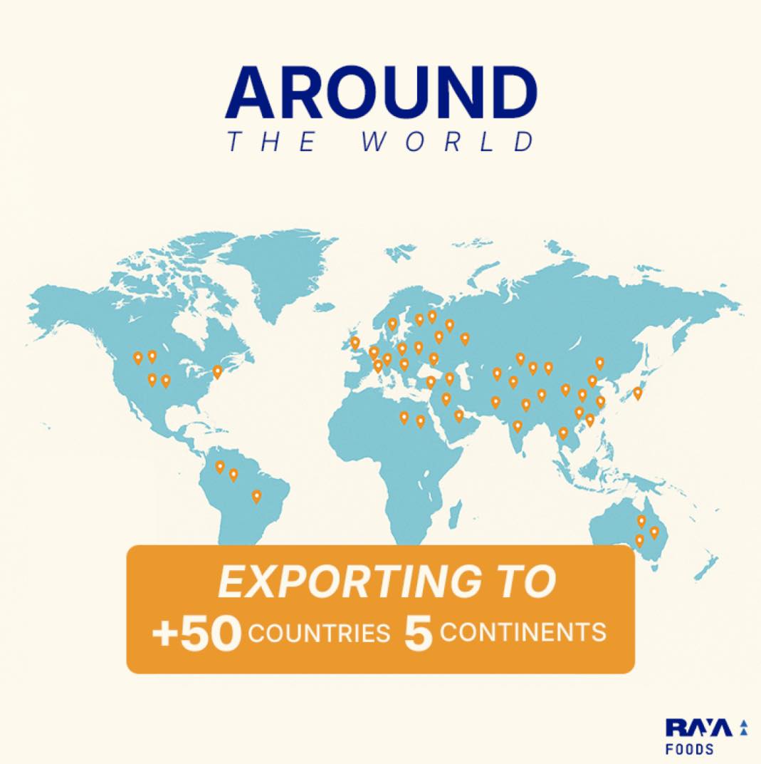 Raya - At Raya Foods, we’re proud to export to over 50 countries across ...